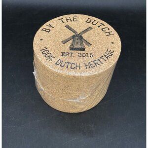 By The Dutch 100% Dutch Heritage Cork 50 Coasters Est 2015 Windmill